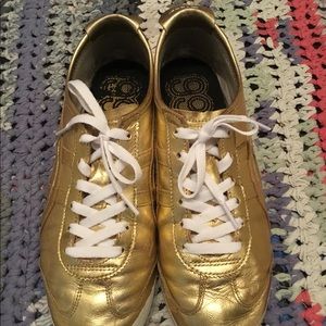 Onitsuka Tiger Mexico 66 gold sneakers